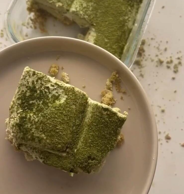Tiramisú de Té Matcha Ecológico Japonés